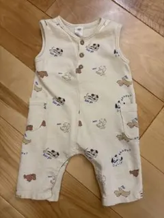 ベビー　犬柄ロンパース　カバーオール　4〜6ヶ月　70cm