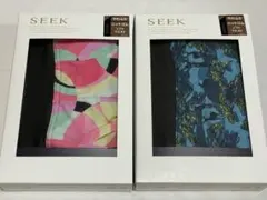 SEEK ボクサーパンツ L 2枚 箱なし(1A,ブルーグリーン)のサムネイル