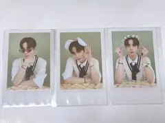 ateez ユノ　ファンクラブ　FC2期　チェキ風トレカ　3枚セット