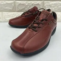【極美品】アサヒメディカルウォーク レザースニーカー サイドジップ 25 幅広