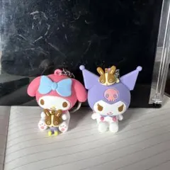 宇佐美マイメロ・クロミコラボ立体ラバーキーホルダー 非売品　　2個