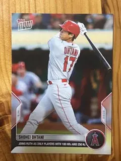 【大谷翔平 100号ホームラン記念 カード】topps now 2022