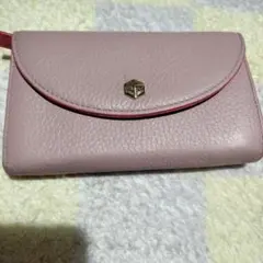 PELLE BORSA　 二つ折り財布 ピンクのサムネイル