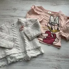 トレーナー80 2枚セット　女の子