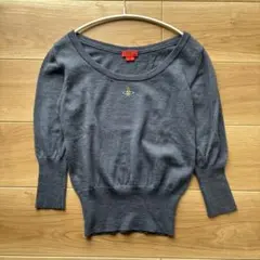ヴィヴィアンウエストウッド レッドレーベル オーブ刺繍ニット Mサイズ
