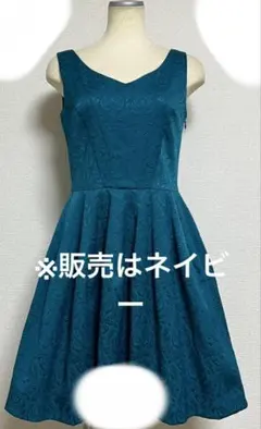 MAITRESSE ジャカード バックレースアップドレス　ドレス