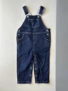 プチバトー オーバーオール サロペット デニム ロンパース74cm