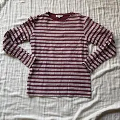 THE SHOP TK ボーダー長袖カットソー メンズ Mサイズ