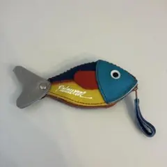 魚型 レザーコインケース 小銭入れ