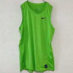★NIKE ナイキ タンクトップ 【L 】トレーニングウェア 蛍光グリーン