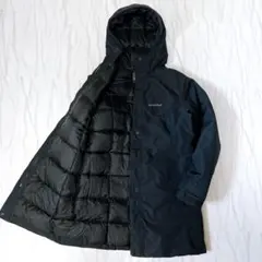 《美品》モンベル ベルニナダウンコート フード ブラック レディース Mサイズ
