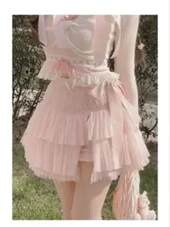 Bobon21 ふんわりフローラルチュールスカート　レースのサムネイル