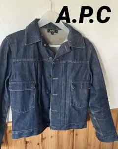 A.P.C  インディゴ デニムワークジャケット Gジャン  ユニセックス