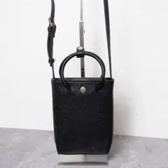 定価1.2万 極美品☆トプカピ×藤本美貴 スマホショルダー 撥水 ブラック