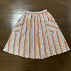 【美品】ehka sopo エヘカソポ／レディース　フレアスカート　ひざ丈　Mのサムネイル