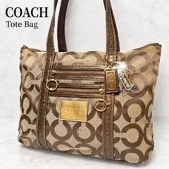 COACH コーチ トートバッグ ポピー オプアート 13826 シグネチャー