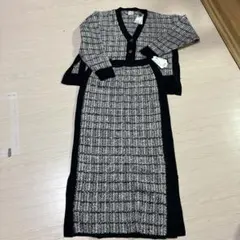 チェック柄ニットセットアップCohen