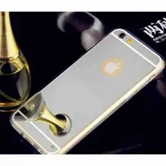 ☆超薄  ソフト ケース 鏡面  ミラー (iphone6plus、 シルバー)