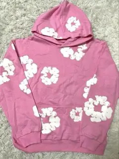 denimtearsパーカーピンク値下げできます - メルカリ