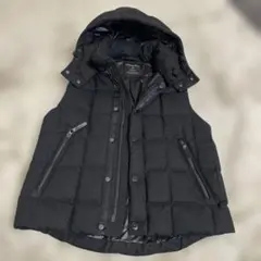 黒のキルティングダウンベスト nano・univers ポーランドだうん 西川