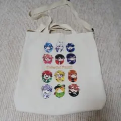 カラフルピーチショルダーバッグ　トートバッグ