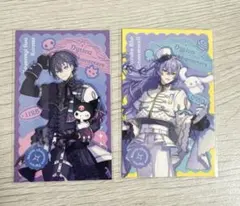 にじさんじ　サンリオ　Dytica 小柳ロウ　星導ショウ チェキ風カード　2枚