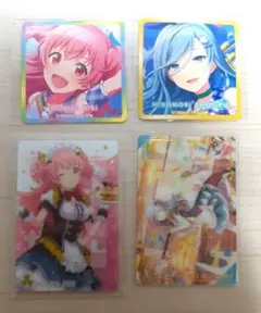 プロセカ　桃井愛莉　日野森雫　ウエハース　レア　ステッカー