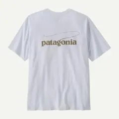 パタゴニア Tシャツ メンズ・キャスティング・ロゴ・レスポンシビリティー S
