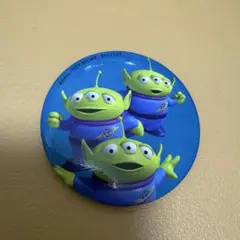 リトルグリーンメン 缶バッジ 直径約5.5cm トイストーリー