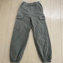 ALGY カーゴパンツ カーキ 150