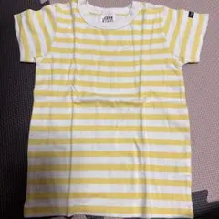 JUNK STORE ボーダー Tシャツ イエロー 110cmのサムネイル