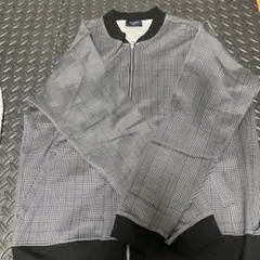 BACK NUMBER チェック柄 ジャンパー X-LARGE