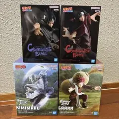 NARUTO疾風伝　フィギュア　うちはサスケ　うちはイタチ　君麻呂　我愛羅