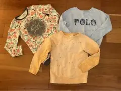 ラルフ デニム ダンガリー DenimDungareeトレーナー 130 女の子