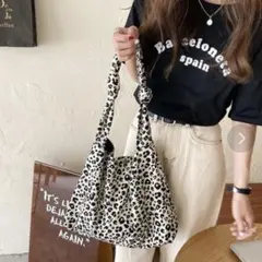 aimoha ヒョウ柄　トートバッグ