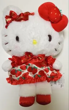 2026年最新】キティ いちご ぬいぐるみの人気アイテム - メルカリ