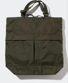 ユニクロ　ユーティリティ2WAYバッグ BLACK 黒