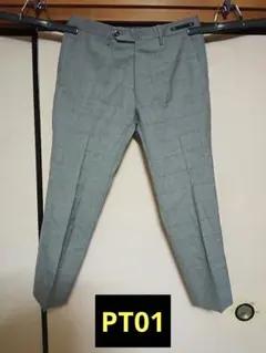 PT01　ハイツイスト生地のドレスパンツ　46