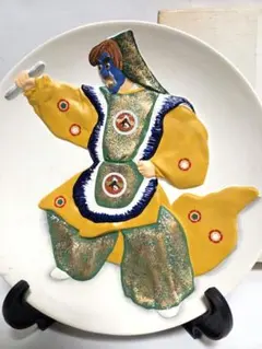 伊勢神宮　神楽　舞楽　飾り皿　絵皿　陶器皿　舞楽 神宮舞楽絵皿 倭舞 - メルカリ