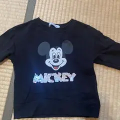 ミッキーマウス トレーナー グローバルワーク スパンコール