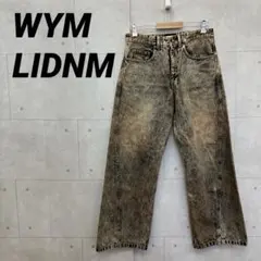 WYM LIDNM VINTAGE WASHED CURVED デニム Mのサムネイル