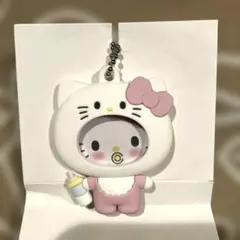 サンリオキャラクターズ　フォトバッジ付きマスコット　ベビー　ハローキティ