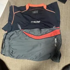 Babolat テニスウェアセット 黒/赤　oサイズ