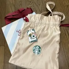 スターバックス サテンショッピングバッグ