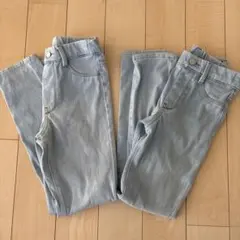 ユニクロ　ウルトラストレッチデニムレギンスパンツ　2枚セット