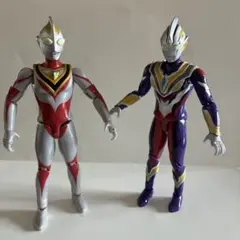 (o|o)ウルトラマン　ウルトラアクションフィギュア　２体　トリガー　ガイアのサムネイル