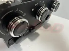 002コペンL880Kアルミエアコンダイヤルリング純正交換式ブラック黒ノブ