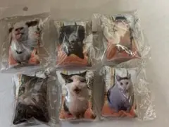 新品未使用！猫ミーム マスコット キーホルダー 6個セット