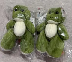 新品　TeddyJOJO mojojojo マスコットぬいぐるみ ワニ　2点