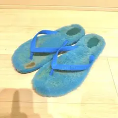 UGG ムートン ビーチサンダル US w10 (27cm) ライトブルーのサムネイル